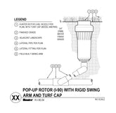Hunter I - 90 ADV Adjustable Rotor with Check Valve – BSP 1½" - H2O Warehouse